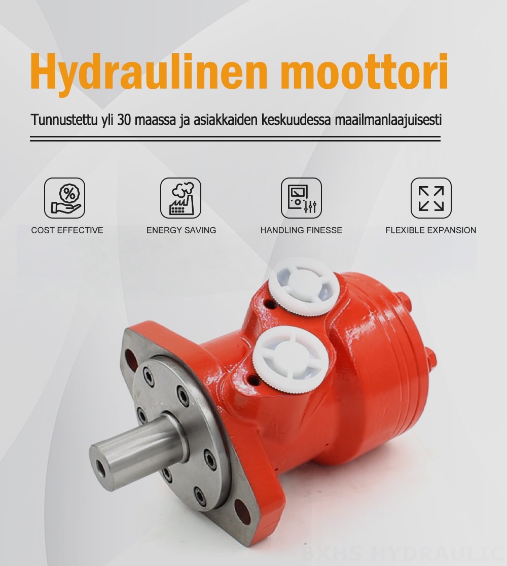 BMP-sykloidihydraulimooattori 50 cc/kierros 38 l/min Hydraulimoottori